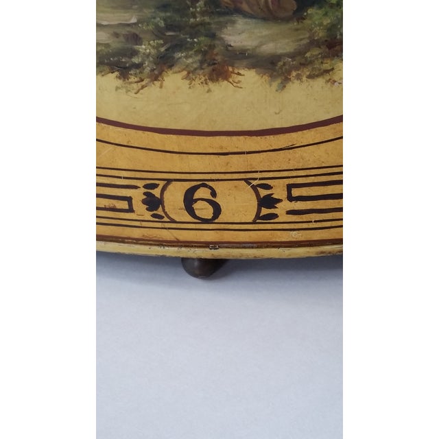 Coastal Late 19th Century Chinese Export Tole Tea Caddy Cannister Lamp W Coral Motif For Sale - Image 3 of 4