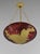Large French Art Deco Pendant Light by Galle - 1925 Cameo Gallé Chandelier France For Sale - Image 6 of 18
