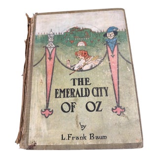 THE EMERALD CITY OF OZ Hardcover Book 1910 L Frank Baum John R Neill Reilly Lee For Sale