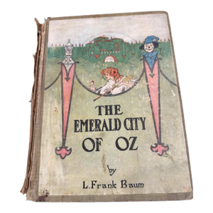 THE EMERALD CITY OF OZ Hardcover Book 1910 L Frank Baum John R Neill Reilly Lee