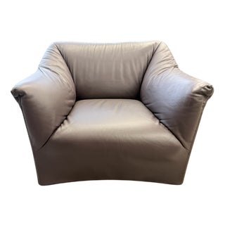 Tentazione Leather Chair by Mario Bellini for Cassina, 1970s For Sale
