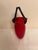 Add a sweet touch of playful sophistication to your collection with this vintage Block Crystal hand-blown art glass purse...