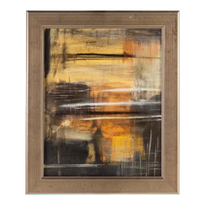 Pulliam Abstract Framed Oil Painting on Canvas