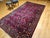 Vintage Persian Manchester Kashan Gallery Rug, Hand-Knotted Wool, Geometric Pattern, 6x12, Crimson Red & Blue For Sale - Image 10 of 18