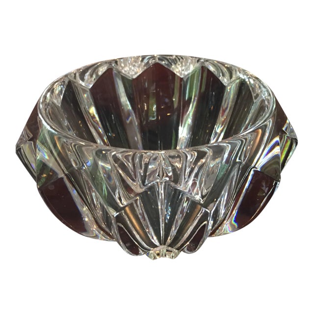 1970s Orrefors Crystal Bowl or Vase For Sale