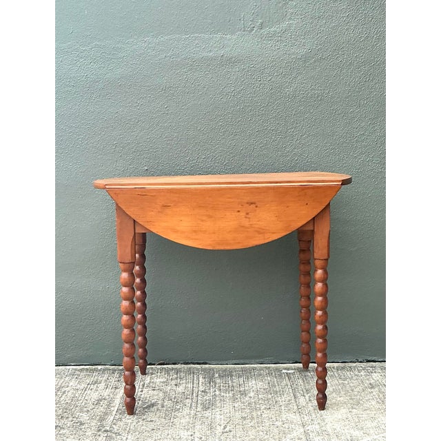 Vintage Traditional Bobbin Side Table For Sale - Image 9 of 12