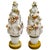 Mid-Century Italian Porcelain Pastel Fruit Topiaries & Table Lamp Conversions by Ardalt For Sale