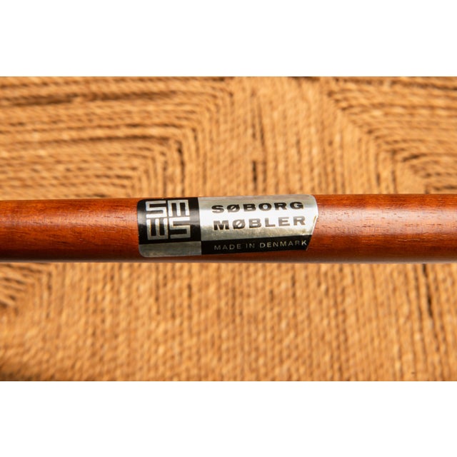 Model 316 Chairs by Peter Hvidt & Orla Mølgaard-Nielsen, 1970s, Set of 6 For Sale - Image 10 of 12