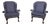 Pair Kindel Philadelphia Clawfoot Wing Back Chairs For Sale