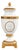 Italian Napoleon-Style White Porcelain & 24k Gold Urn For Sale