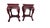 Wood Antique Carved Asian Marble Top Chinese Stands a Pair For Sale - Image 7 of 12