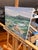 Light Green Gardens Beneath Lacoste by Kathleen Varadi, 2016 For Sale - Image 8 of 11