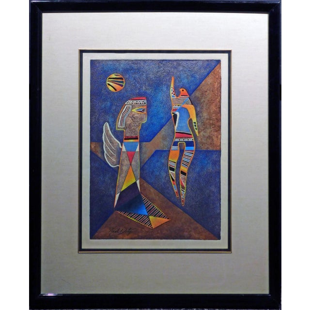 Neal Doty "Earth Angel" Original Etching Hand Signed Artwork For Sale