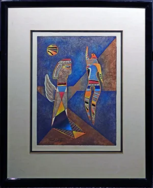 Neal Doty "Earth Angel" Original Etching Hand Signed Artwork