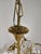 Gold Murano Glass White Flowers Chandelier, 1970s For Sale - Image 8 of 18