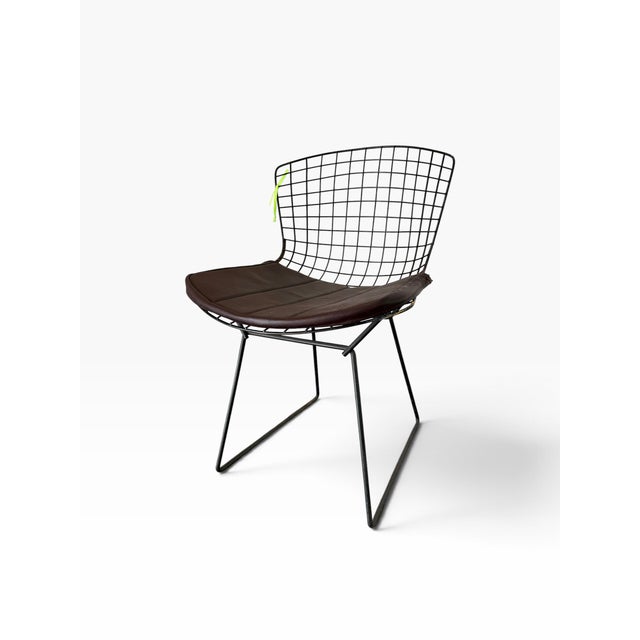1970s Vintage Knoll Bent Metal Side Chair by Harry Bertoia 1952 For Sale - Image 5 of 7