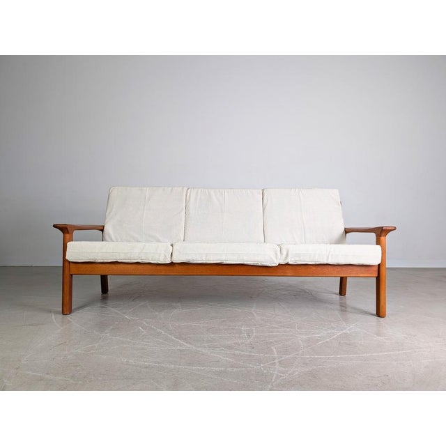 Midcentury Modern Sofa in Teak by Juul Kristensen, 1960 For Sale - Image 4 of 10