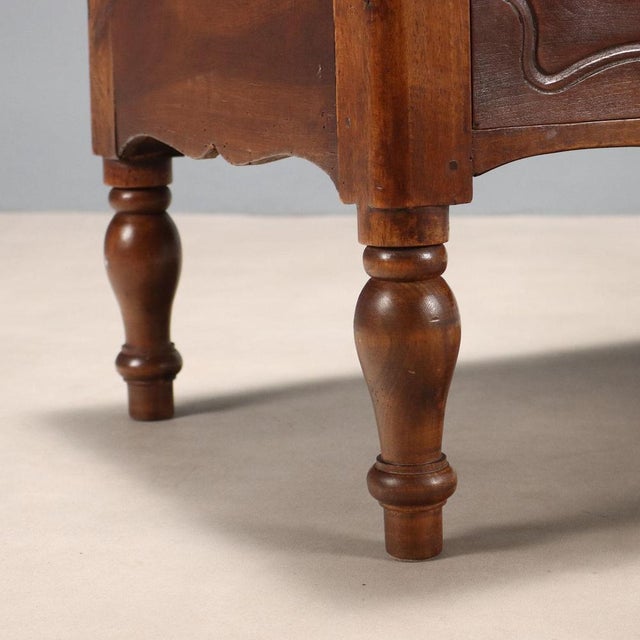 Table with Drawers in Walnut For Sale - Image 5 of 8