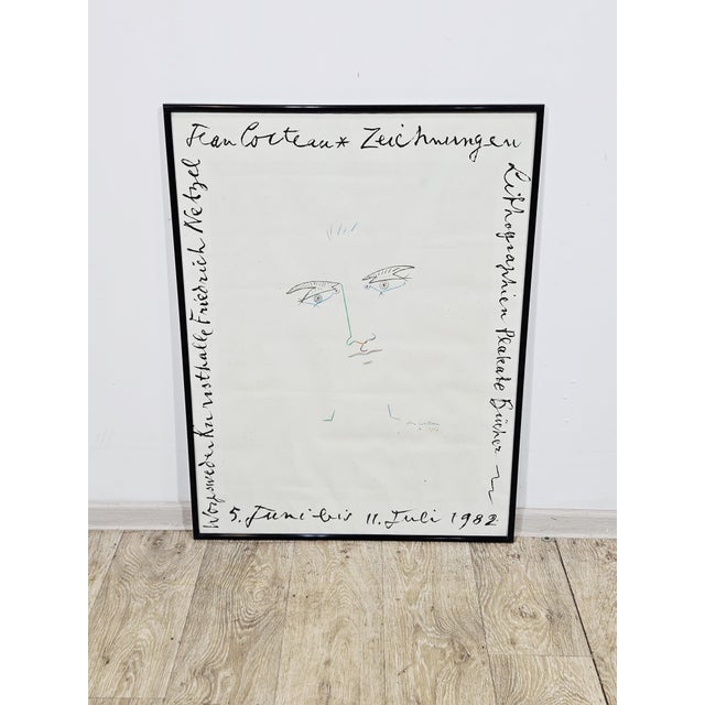 Original Exhibition Poster by Jean Cocteau, 1982 For Sale - Image 13 of 17