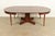 Wood Gustav Stickley Style Antique Mission Oak Arts & Crafts Pedestal Extension Dining Table, Newly Refinished For Sale - Image 7 of 12