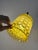 Orrefors White and Yellow Waffle Textured Pendant Lamp from Orrefors For Sale - Image 4 of 11