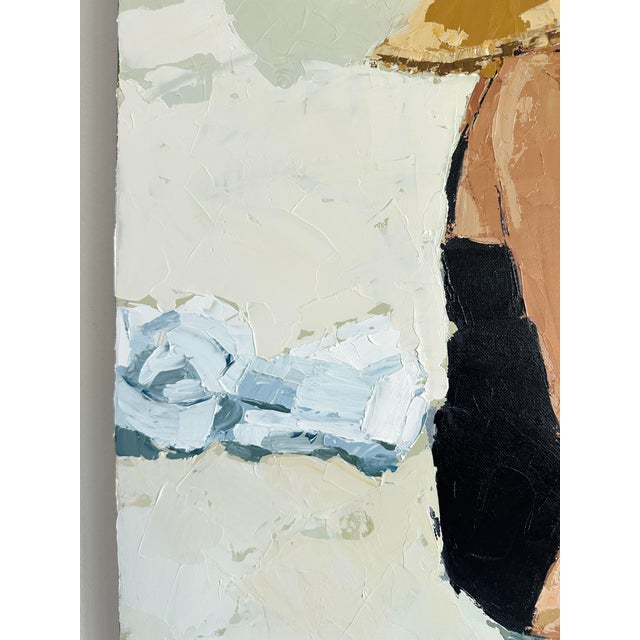 2020s "Big Hat, Cool Toes" Original Modern Oil Painting, by Jennifer Hohlfelder For Sale - Image 5 of 10