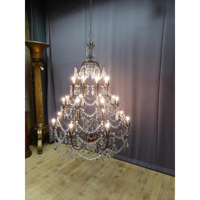 Antique Chandelier For Sale - Image 4 of 13