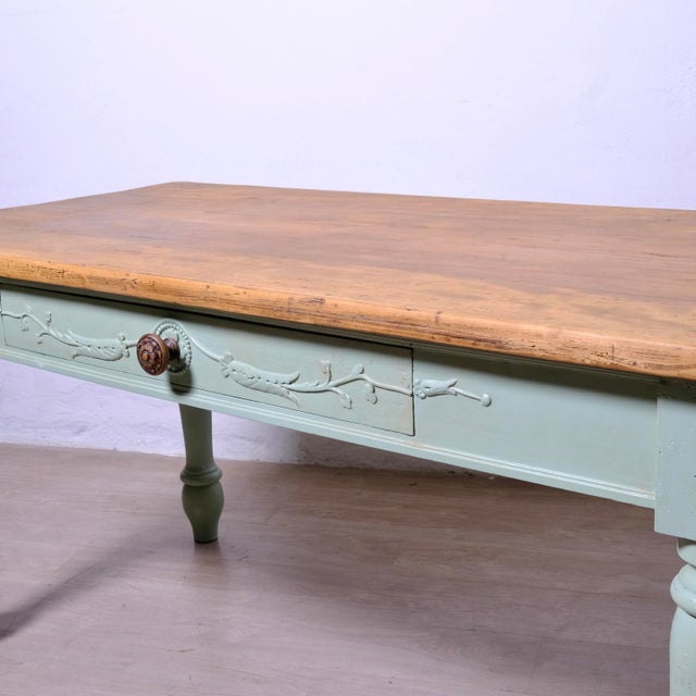 Wood Antique Table, Italy, Mid-19th Century For Sale - Image 7 of 18