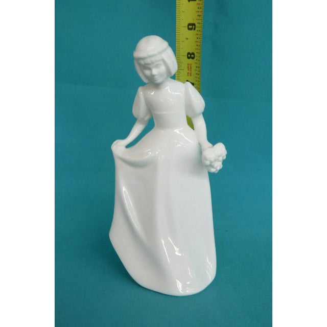 English Royal Doulton HN3280 Bridesmaid Images Bone China Porcelain Figurine For Sale - Image 3 of 11