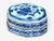 Emperor Xuande Marked Diminutive Lidded Box, Blue and White Porcelain For Sale - Image 4 of 17