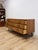 Vintage United MCM Nine Drawer Lowboy Dresser Collectible Mid Century Walnut For Sale - Image 11 of 14