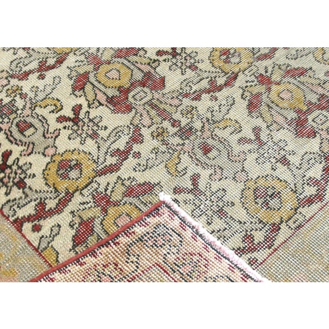 1960s Turkish Oushak Rug For Sale - Image 4 of 7