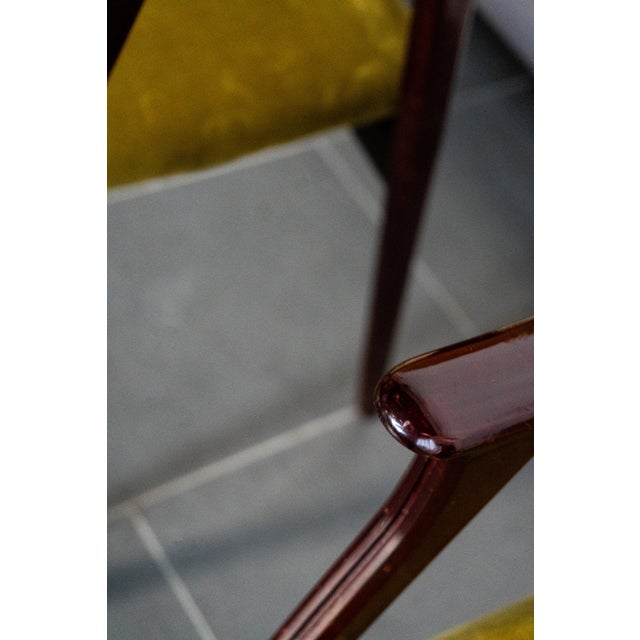 Luisa-Style Armchairs in Oil-Coloured Velvet by Franco Albini, 1950s, Set of 2 For Sale - Image 16 of 17