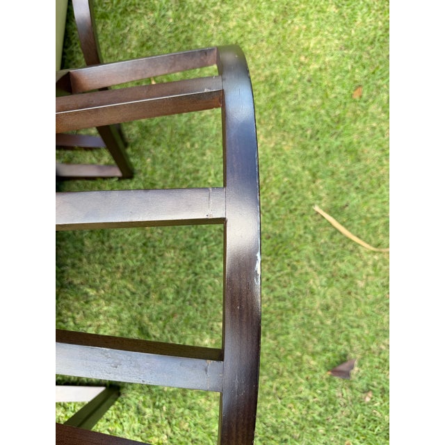 Vintage Signed Knoll Studio Dining Armchairs, Set of 6 For Sale - Image 12 of 16