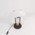 Italian murano glass table or table lamp, 1980s. Postmodern style, the body of this lamp is made up of a black lacquered...
