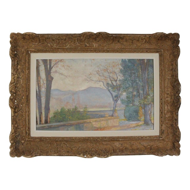 Caron, A View from the Chateau Vinsobres, Painting, Framed For Sale