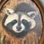 Original painting on Masonite approx overall size of 8.5 wide by 10.5 high signed bottom right and