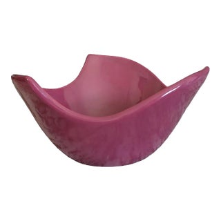 Vintage Postmodern Royal Haeger Freeform Ceramic Decorative Bowl For Sale