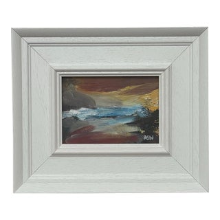 Miniature Abstract Landscape Art Study by Contemporary Artist 2025 For Sale