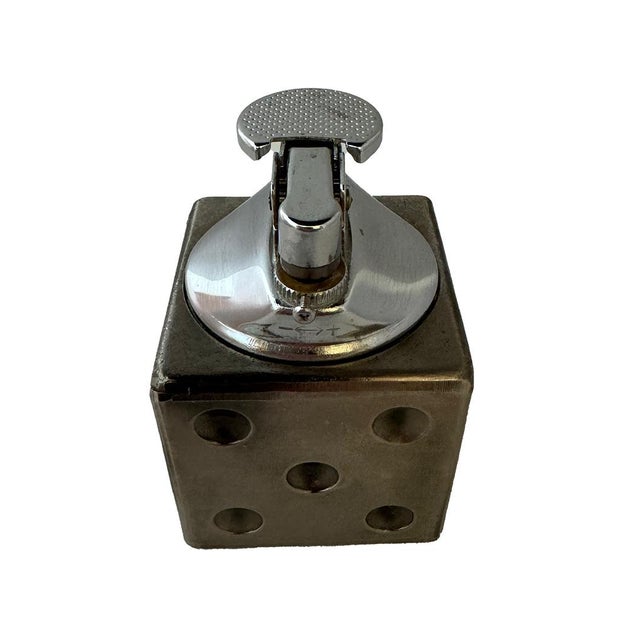 Mid 20th Century Vintage Japanese Dice Table Lighter For Sale - Image 5 of 12