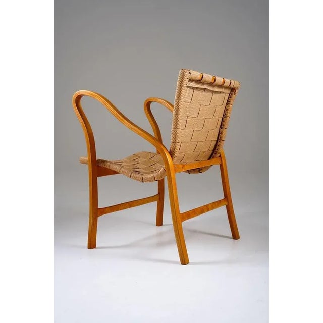 1940s Model Tösen Lounge Chairs by Gustaf Axel Berg, 1940s, Set of 2 For Sale - Image 5 of 16