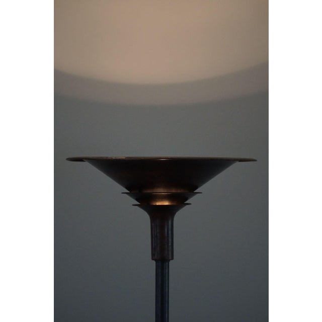 Danish Art Deco Model A-Lamp Uplight Floor Lamp by Louis Poulsen, 1930s For Sale - Image 3 of 18