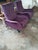 One reclining armchair from italy from 1970s attributed to zanuso. Reupholstered in purple velvet , it has been attributed...