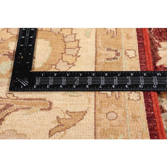 Textile Vintage Pakistani Oushak Rug, 07'11 X 09'06 For Sale - Image 7 of 10