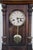 Antique German Junghans Vienna Mahogany Converted Battery Power Clock 31" For Sale - Image 12 of 18