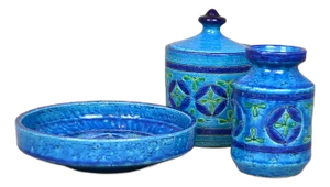 Ceramic Container with Lid by Aldo Londi for Bitossi, 1960s