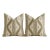 Kravet Zena in Moss Designer Pillows – A 22" Pair For Sale