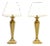 Vintage Brass Table Lamps, 1970s, Set of 2 For Sale