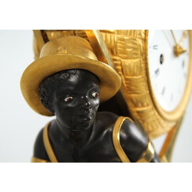 Early 19th Century French Mantel Clock, 1810s For Sale - Image 4 of 13