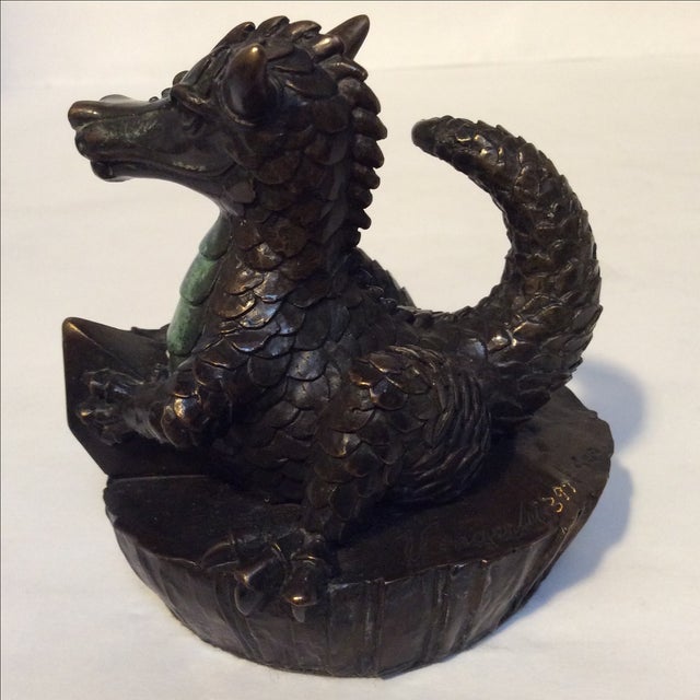 Bronze Dragons a Pair Chairish